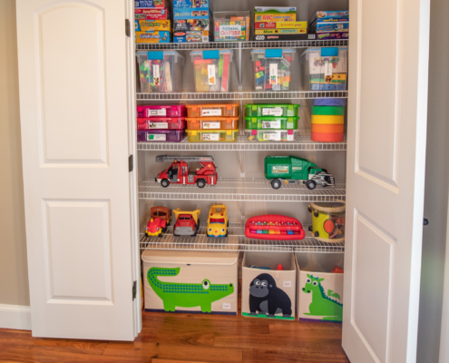 Home Organization: Kid Toy Closet Organization (Seattle Eastside)