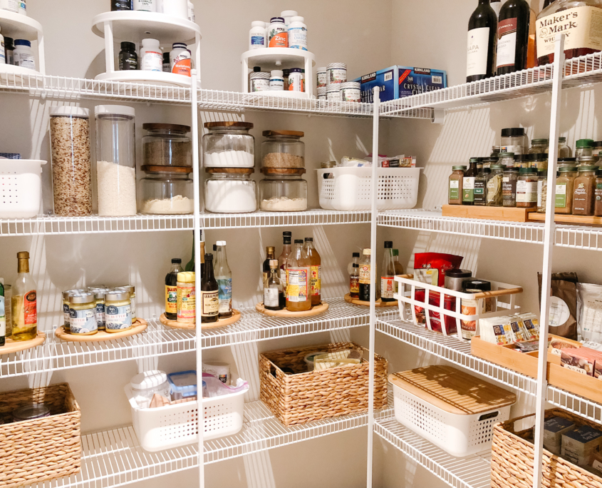 Pantry Organization: Modern Farmhouse Pantry Organization (Seattle Eastside)