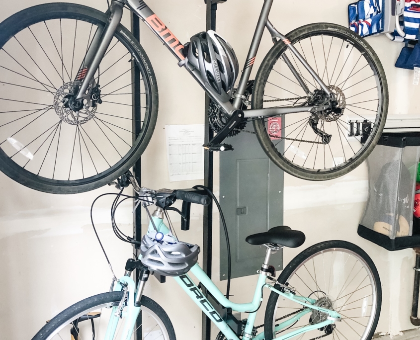 Garage Organizing: Bikes