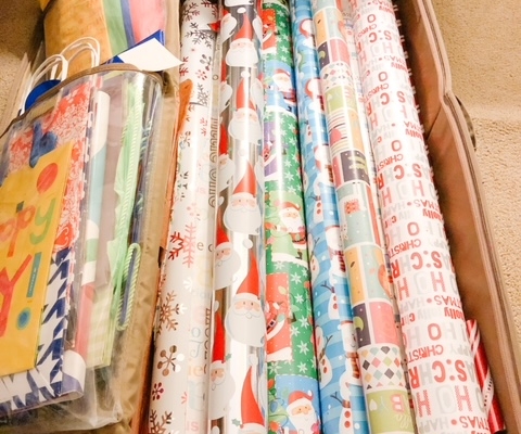 Gift Wrapping Storage